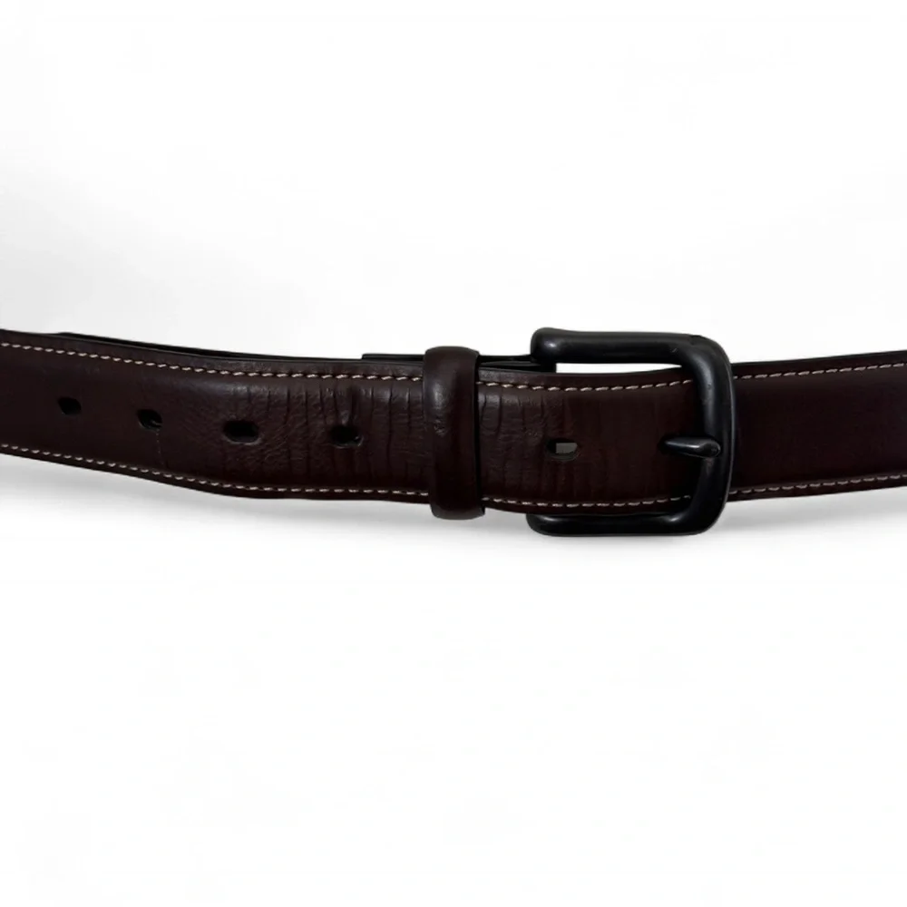 Columbia Sportswear Brown Genuine Leather Classic Belt Mens Size XL 42-44 - Picture 2 of 8